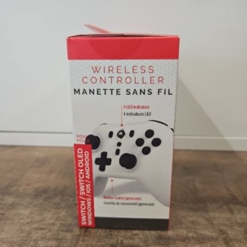 MANETTE SANS FIL BLANCHE - SWITCH / ANDROID / IOS / PC