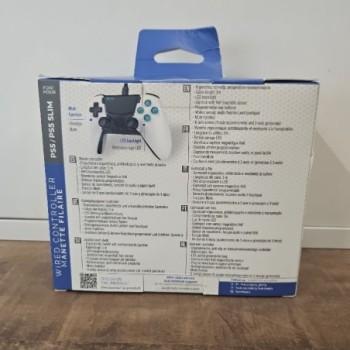 FREAKS & GEEKS MANETTE FILAIRE PS5 BLANC / NOIR OCC