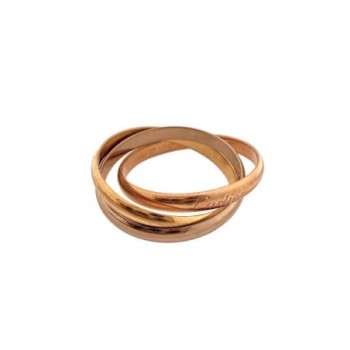 BAGUE CARTIER TRINITY 3 OR 18CT 6.24GR BOITE