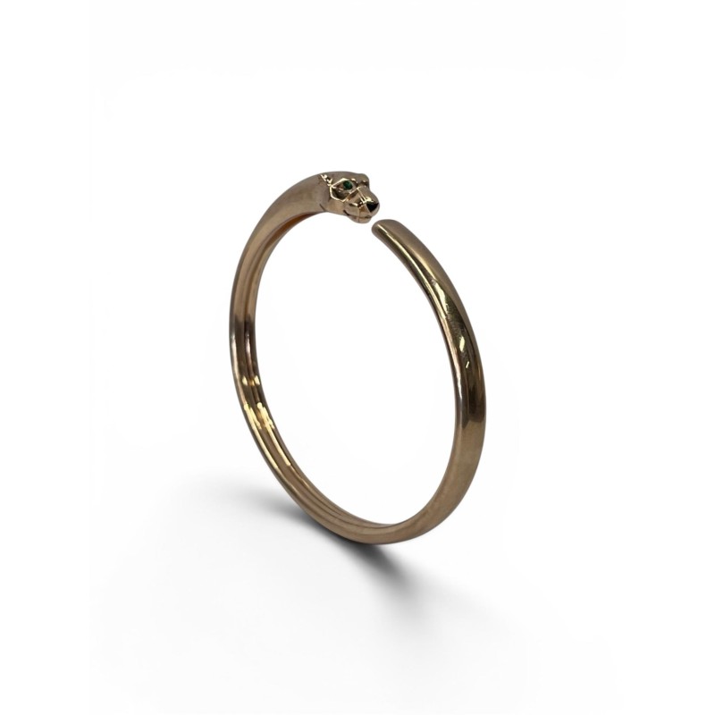 BRACELET CARTIER PANTHERE PETIT MODELE EN OR ROSE  TAILLE 15