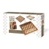 ECHEQUIER 3 EN 1  (ECHECS, DAMES, BACKGAMMON)