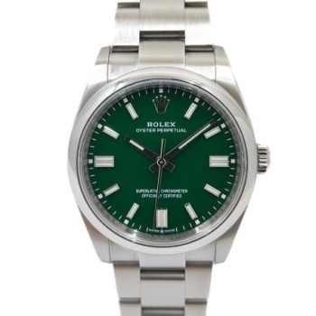 ROLEX OYSTER PERPETUAL 36 GREEN DIAL 126000