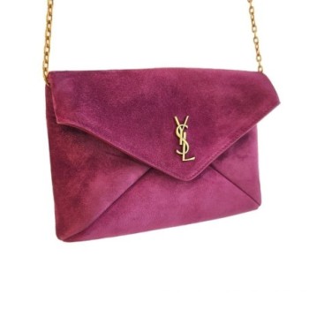 PETITE POCHETTE A CHAINE SAINT LAURENT CASSANDRE EN SUEDE