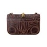 SAC VALENTINO GARAVANI GLAM ROCKSTUD BRUN 