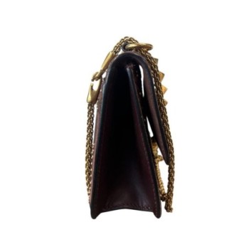 SAC VALENTINO GARAVANI GLAM ROCKSTUD BRUN 