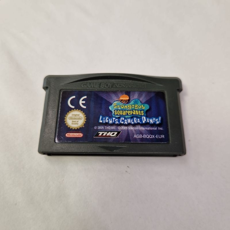 SPONGEBOB SQUAREPANTS: LIGHTS, CAMERA, PANTS! - GBA (JEU SEUL)