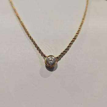 COLLIER PIERRE LANG 42CM