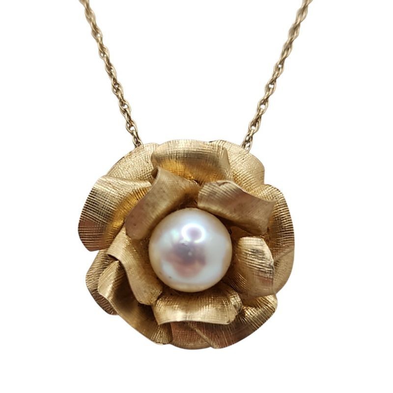 COLLIER + PENDENTIF OR 14CT 3.7GR 40CM