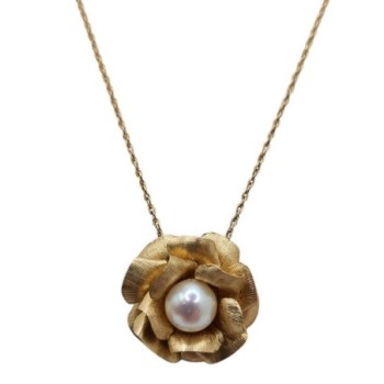 COLLIER + PENDENTIF OR 14CT 3.7GR 40CM