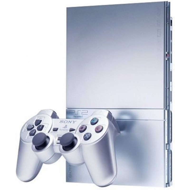 CONSOLE SONY PS2 SLIM GRISE + 1 MANETTE