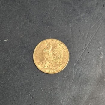 20 FRANCS FRANCAIS OR 21.6k 1905 6.45GR