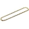 CHAINE EN OR BLANC ET JAUNE 14CT 17.38G 47CM