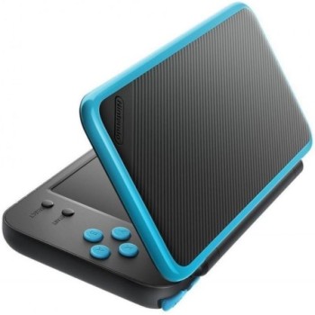 CONSOLE NEW NINTENDO 2DS XL NOIRE ET BLEUE (manque stylet)