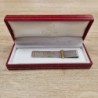 PINCE A CRAVATE CARTIER ARGENT ET OR 11.39GRS