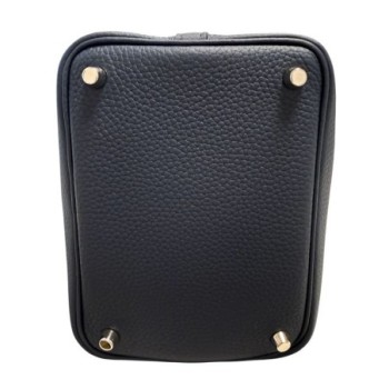 SAC A MAIN HERMES PICOTIN 18 BLEU + FACTURE 2022