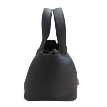 SAC A MAIN HERMES PICOTIN 18 BLEU + FACTURE 2022