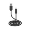 SBS Mobile USB2.0 a Naar USB2.0 Type-C Kabel 3 Meter Zwart