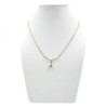 COLLIER OR 18K 3.70GR ZIRCON 42CM