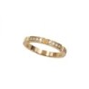 CARTIER ALLIANCE MAILLON PANTHERE SEMI PAVEE  OR 18K 12 DTS 0,15 CT  3.95GR T54