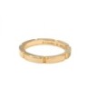 CARTIER ALLIANCE MAILLON PANTHERE SEMI PAVEE  OR 18K 12 DTS 0,15 CT  3.95GR T54