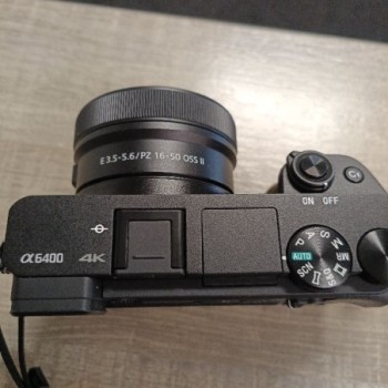 SONY ALPHA 6400 + 16-50MM +64GB