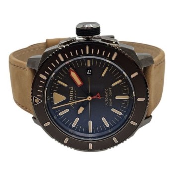 Alpina Seastrong Diver Automatic 44 MM Watch (Bracelet compatible)