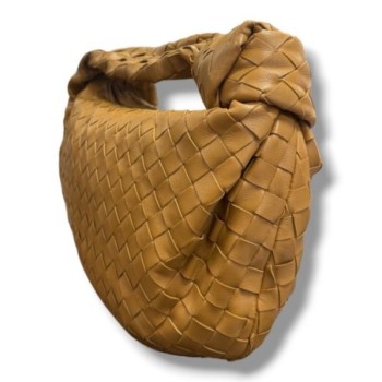 BOTTEGA VENETA JODIE PETIT FORMAT CUIR D AGNEAU 36X21X13CM CAMEL DUSTBAG