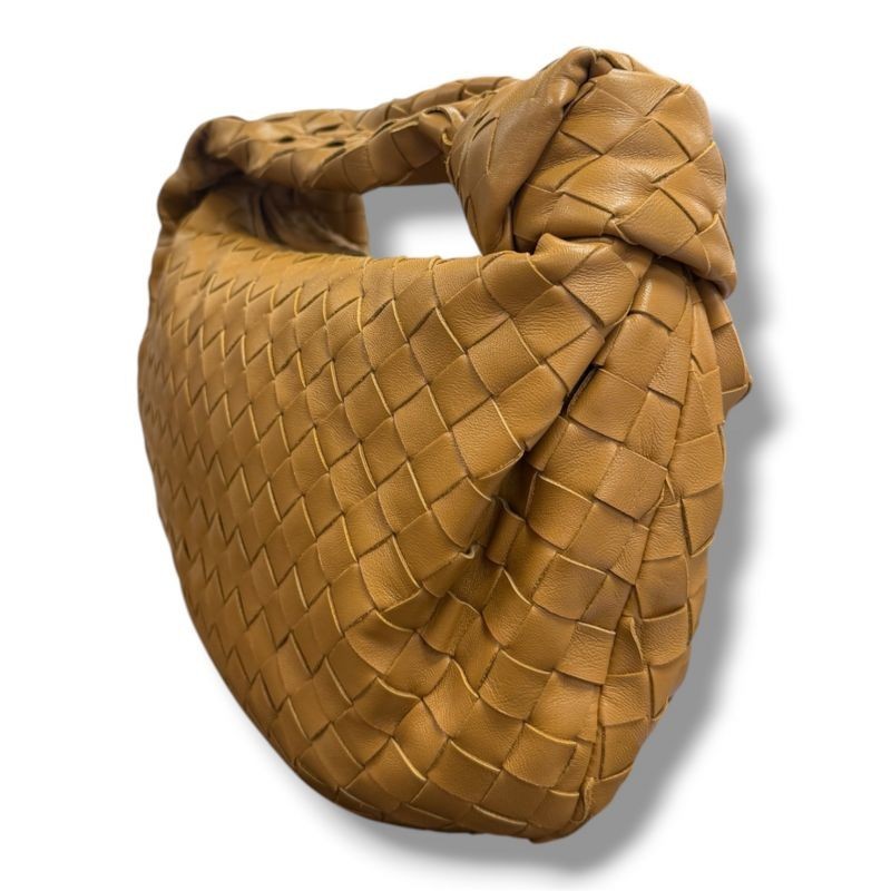 BOTTEGA VENETA JODIE PETIT FORMAT CUIR D AGNEAU 36X21X13CM CAMEL DUSTBAG