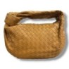BOTTEGA VENETA JODIE PETIT FORMAT CUIR D AGNEAU 36X21X13CM CAMEL DUSTBAG