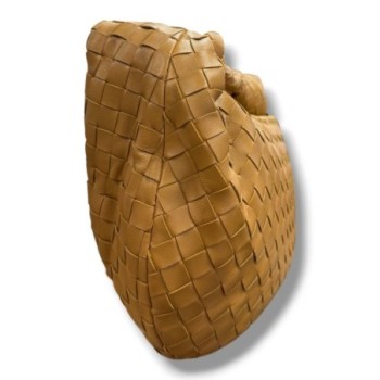 BOTTEGA VENETA JODIE PETIT FORMAT CUIR D AGNEAU 36X21X13CM CAMEL DUSTBAG