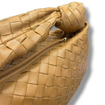 BOTTEGA VENETA JODIE PETIT FORMAT CUIR D AGNEAU 36X21X13CM CAMEL DUSTBAG