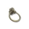 BAGUE STYLE MARQUISE OR BLANC T53 18CT 5.24grs DIAMANTS 0.45CT CERTIFICAT GEMMOLOGUE