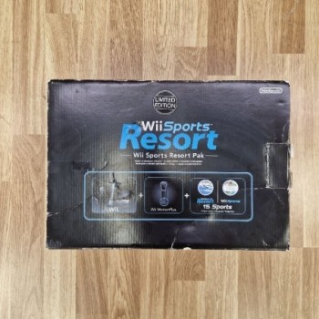 CONSOLE NINTENDO WII NOIRE + MANETTE BLANCHE