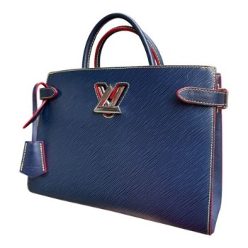 SAC LOUIS VUITTON  TWIST CUIR BLEU + BANDOULIERE