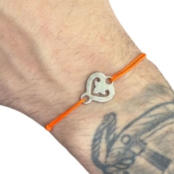 BRACELET O.J PERRIN LEGENDES SUR CORDON OR BLANC 18CT 2.04GRS