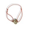 BRACELET O.J PERRIN LEGENDES SUR CORDON OR BLANC 18CT 2.04GRS