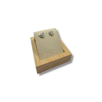 BOUCLES D'OREILLES O.J PERRIN LEGENDES OR BLANC 18CT 2.36GRS 10X10MM