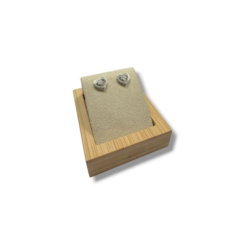 BOUCLES D'OREILLES O.J PERRIN LEGENDES OR BLANC 18CT 2.36GRS 10X10MM