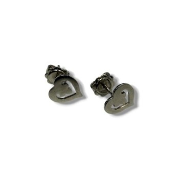 BOUCLES D'OREILLES O.J PERRIN LEGENDES OR BLANC 18CT 2.36GRS 10X10MM