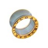 BAGUE BULGARI BZERO ANISH KAPOOR ACIER ET OR ROSE 18CT T 50