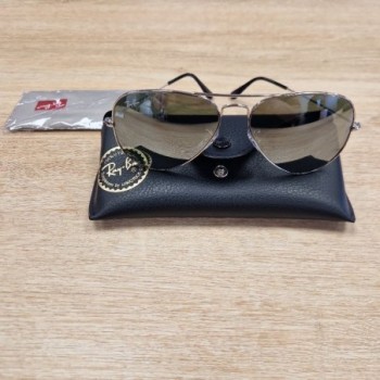 LUNETTE RAY-BAN RB3025 AVIATOR MIRROR ARGENT