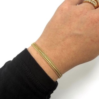 BRACELET OR 18CT 4.80GR JAUNE 18.5CM