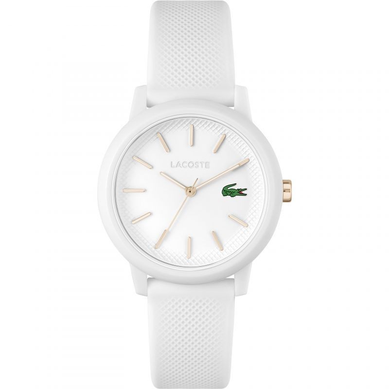 LACOSTE WHITE SILICONE WOMEN'S WATCH - 2001211