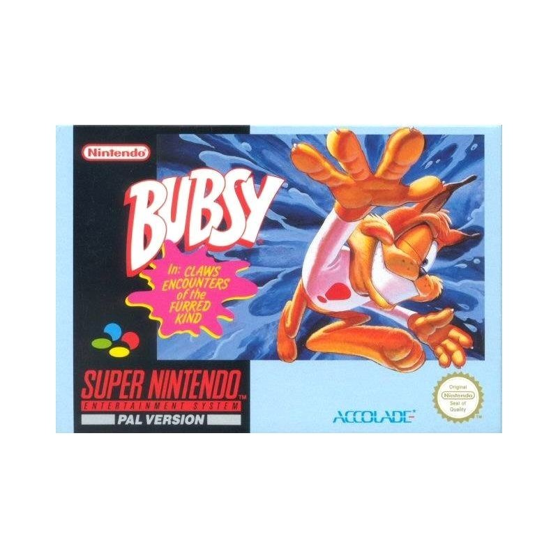 SNES - Bubsy 1: EN BOITE