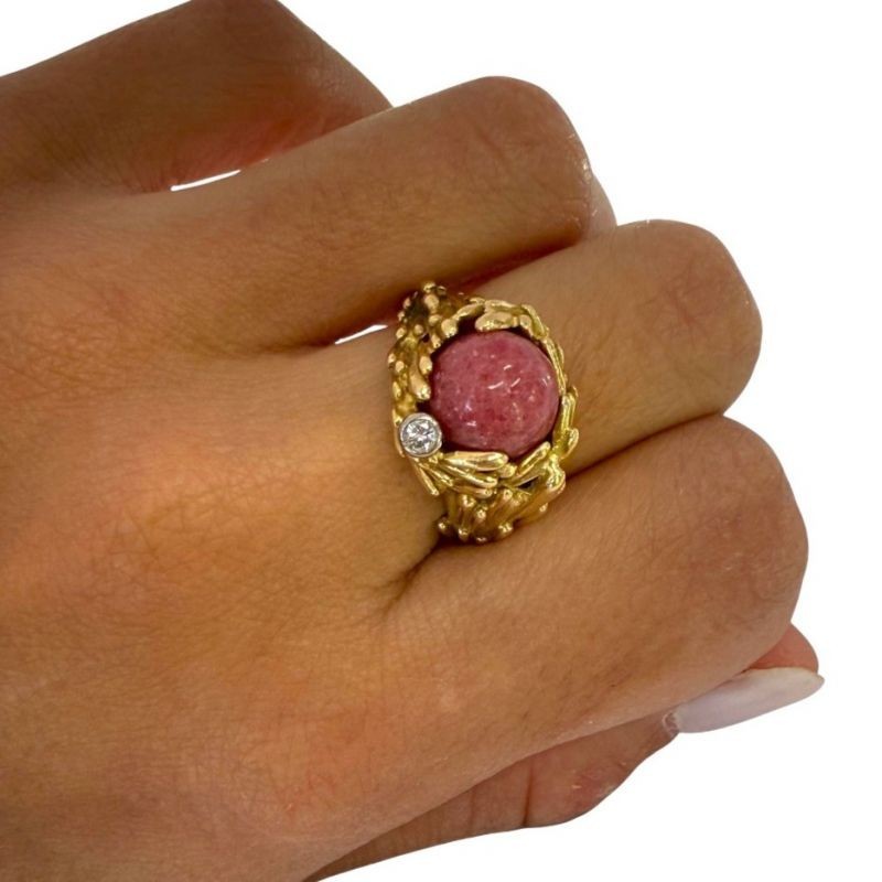 BAGUE GILBERT ALBERT 7.98 GRS + BILLES