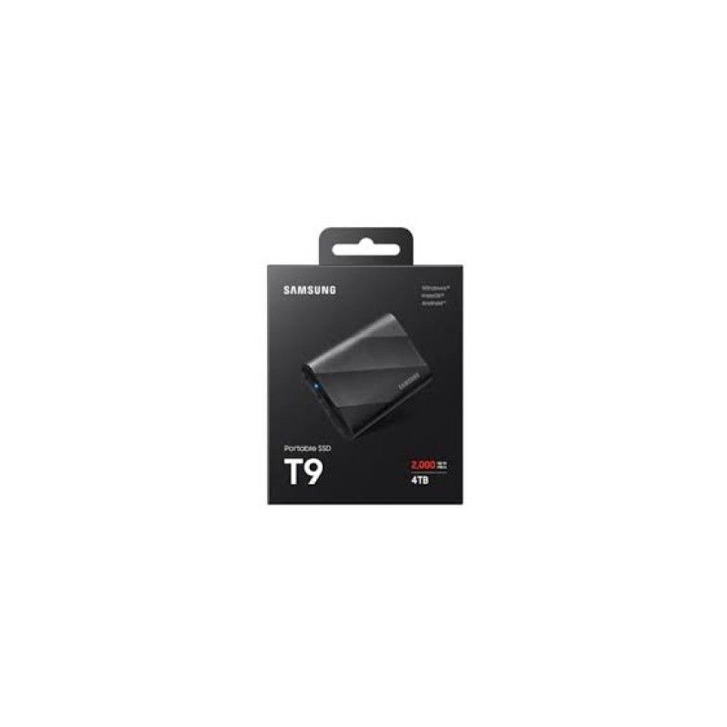 Samsung T9 MU-PG4T0B - SSD - chiffré - 4 To