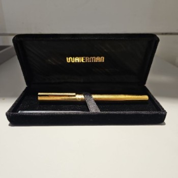 WATERMAN PLUME OR 18K +PLAQUE OR