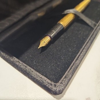 WATERMAN PLUME OR 18K +PLAQUE OR