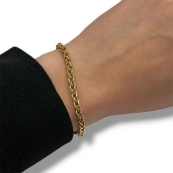 BRACELET OR JAUNE 18CT 5.51GRS 19CM