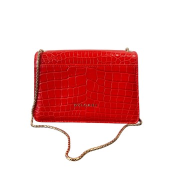 SAC A MAIN BULGARI SERPENTI ROUGE